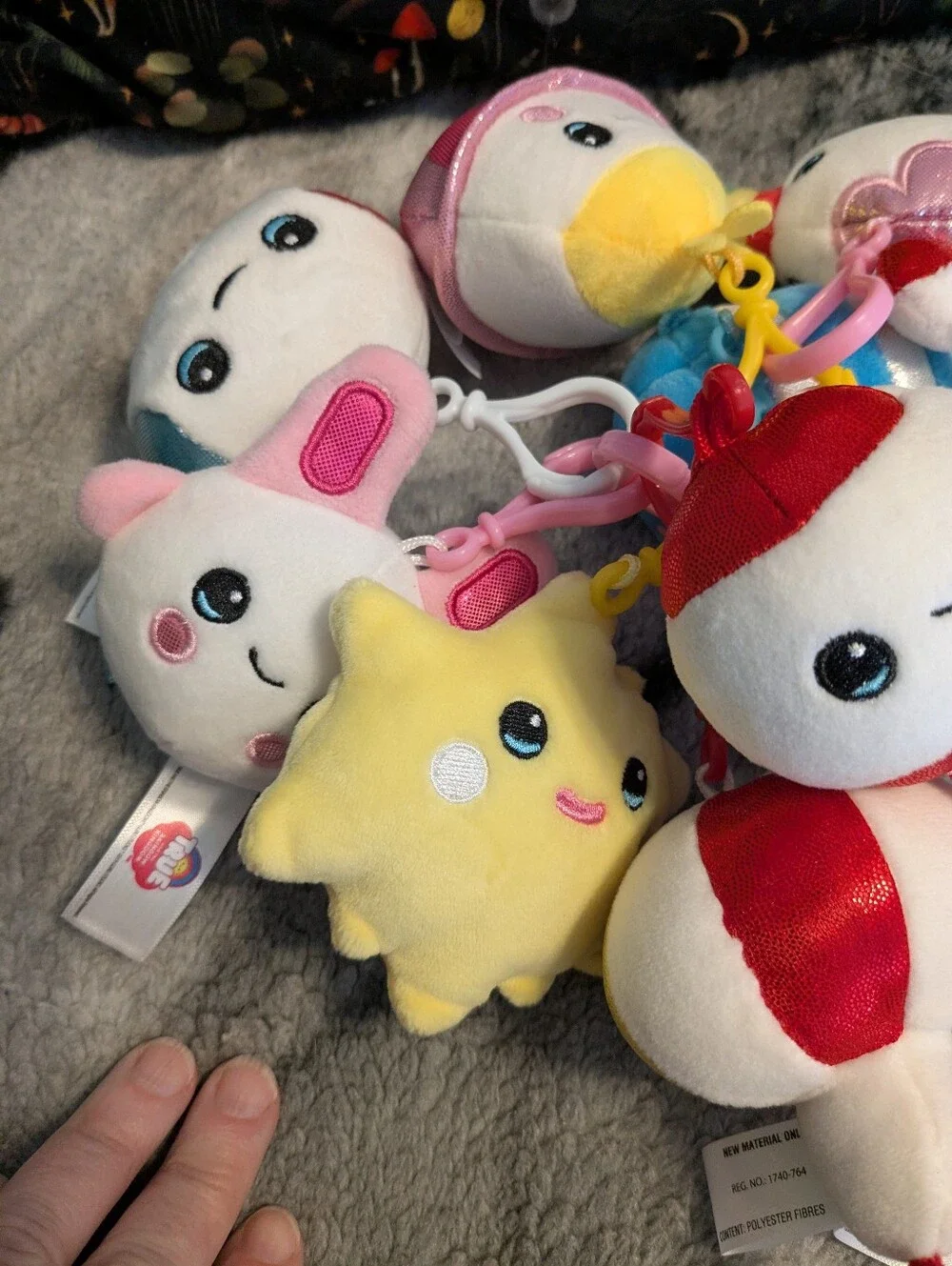 Set Of 10- True And The Rainbow Kingdom Plush Creature Clip-On Toys